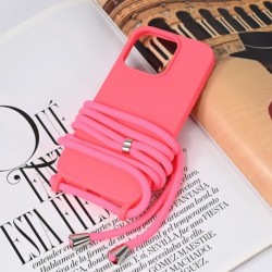 Futrola za iPhone 16 Pro leđa Crossbody - pink