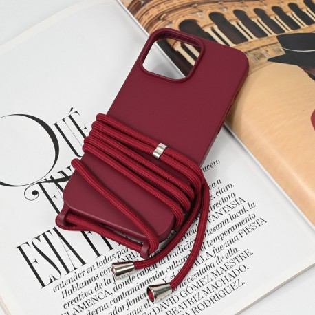 Futrola za iPhone 16 Pro Max leđa Crossbody - bordo
