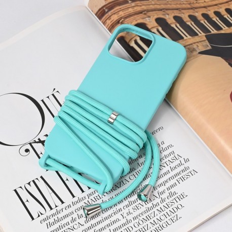 Futrola za iPhone 16 Pro Max leđa Crossbody - tirkizna
