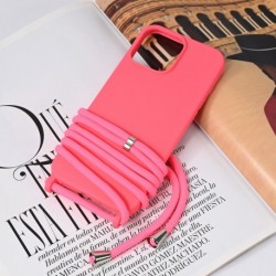Futrola za iPhone 16 Pro Max leđa Crossbody - pink