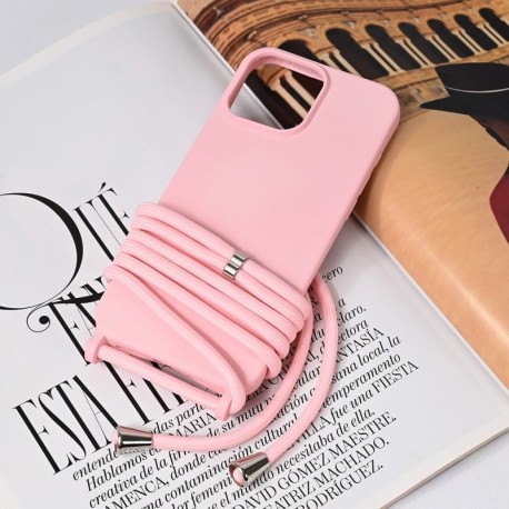 Futrola za iPhone 16 Pro Max leđa Crossbody - roza