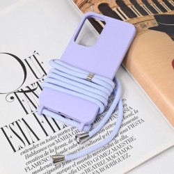 Futrola za Samsung Galaxy S25 leđa Crossbody - ljubičasta