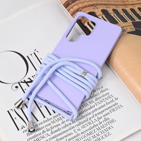 Futrola za Samsung Galaxy S25 Ultra leđa Crossbody - ljubičasta