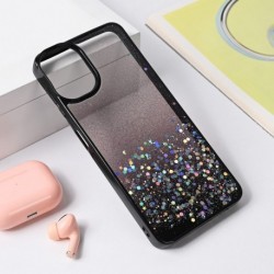 Futrola za Samsung Galaxy A06 leđa Frame glitter - crna
