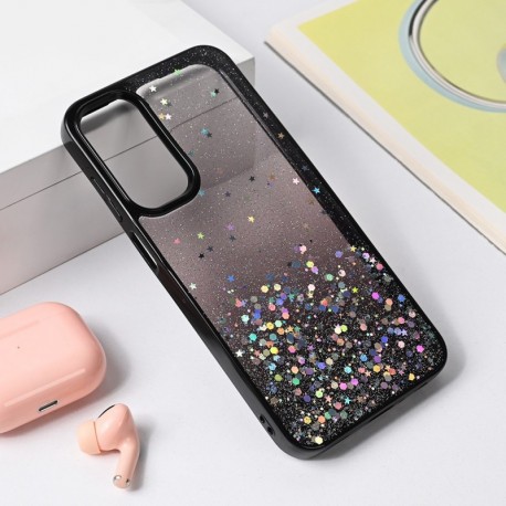 Futrola za Samsung Galaxy A25 leđa Frame glitter - crna