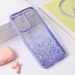 Futrola za Samsung Galaxy A36 leđa Frame glitter - ljubičasta