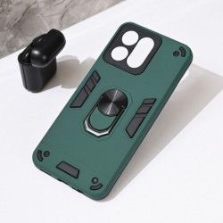 Futrola za Huawei Honor X7c/200 Smart/Play 60 Plus leđa Hard ring - tamno zelena