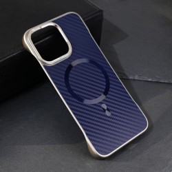 Futrola za iPhone 15 Pro Max leđa Magsafe Carbon - plava