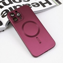 Futrola za iPhone 13 Pro Max leđa MagSafe chrome - bordo