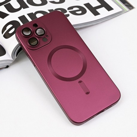 Futrola za iPhone 13 Pro Max leđa MagSafe chrome - bordo