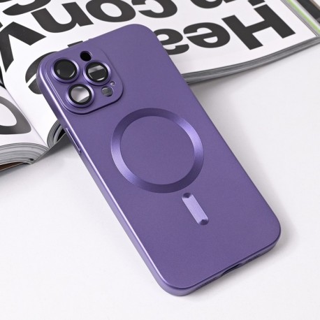 Futrola za iPhone 13 Pro Max leđa MagSafe chrome - ljubičasta
