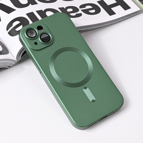 Futrola za iPhone 15 leđa MagSafe chrome - zelena