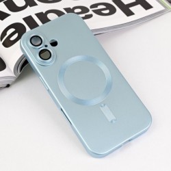 Futrola za iPhone 16 leđa MagSafe chrome - plava