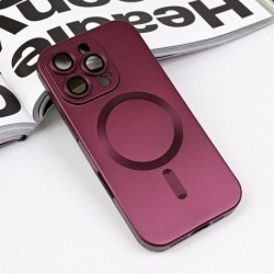 Futrola za iPhone 16 Pro leđa MagSafe chrome - bordo