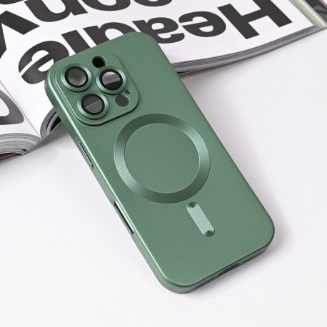 Futrola za iPhone 16 Pro leđa MagSafe chrome - zelena