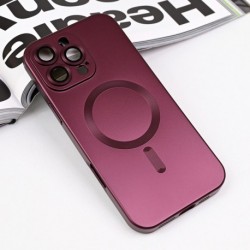 Futrola za iPhone 16 Pro Max leđa MagSafe chrome - bordo