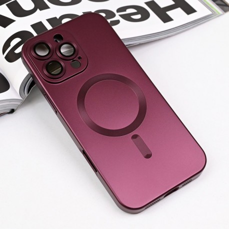 Futrola za iPhone 16 Pro Max leđa MagSafe chrome - bordo