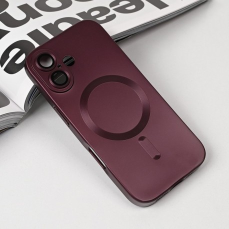 Futrola za iPhone 17 leđa MagSafe chrome - bordo