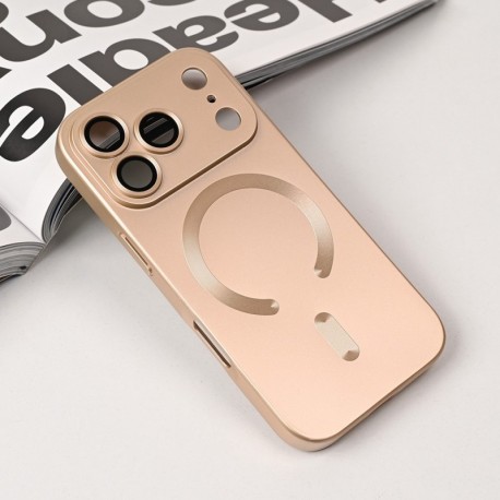 Futrola za iPhone 17 Pro leđa MagSafe chrome - zlatna