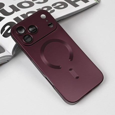 Futrola za iPhone 17 Pro Max leđa MagSafe chrome - bordo