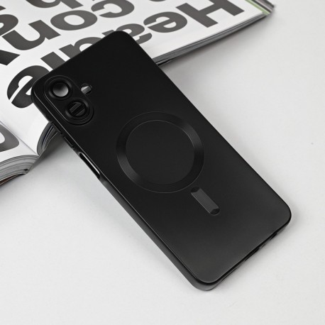 Futrola za Samsung Galaxy A07 leđa MagSafe chrome - crna