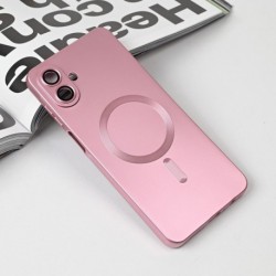 Futrola za Samsung Galaxy A07 leđa MagSafe chrome - roza