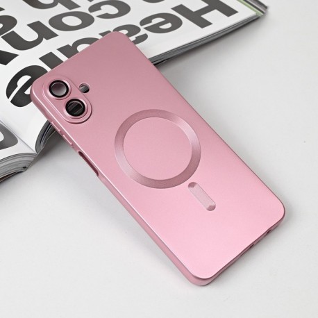 Futrola za Samsung Galaxy A07 leđa MagSafe chrome - roza