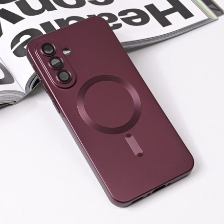 Futrola za Samsung Galaxy A36 leđa MagSafe chrome - bordo