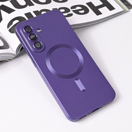 Futrola za Samsung Galaxy A36 leđa MagSafe chrome - ljubičasta