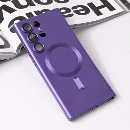 Futrola za Samsung Galaxy S23 Ultra leđa MagSafe chrome - ljubičasta