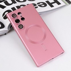 Futrola za Samsung Galaxy S24 Ultra leđa MagSafe chrome - roza