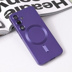 Futrola za Samsung Galaxy S25 leđa MagSafe chrome - ljubičasta