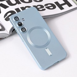 Futrola za Samsung Galaxy S25 leđa MagSafe chrome - plava