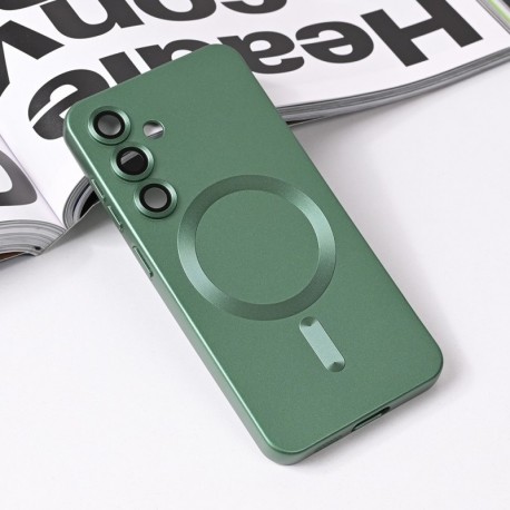 Futrola za Samsung Galaxy S25 leđa MagSafe chrome - zelena