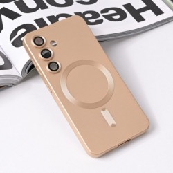 Futrola za Samsung Galaxy S25 leđa MagSafe chrome - zlatna