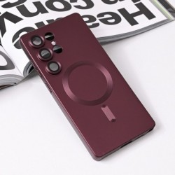 Futrola za Samsung Galaxy S25 Ultra leđa MagSafe chrome - bordo