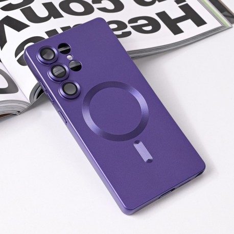 Futrola za Samsung Galaxy S25 Ultra leđa MagSafe chrome - ljubičasta