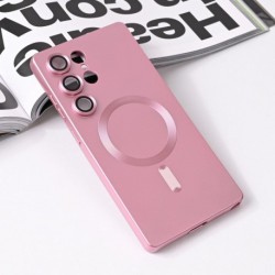 Futrola za Samsung Galaxy S25 Ultra leđa MagSafe chrome - roza