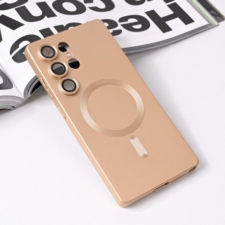 Futrola za Samsung Galaxy S25 Ultra leđa MagSafe chrome - zlatna