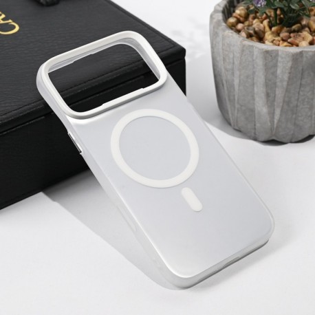 Futrola za iPhone 17 Pro Max leđa MagSafe clear 2 - srebrna