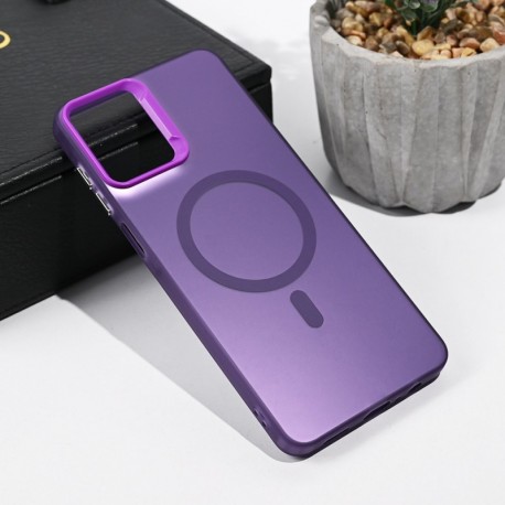 Futrola za Samsung Galaxy A07 leđa MagSafe clear 2 - ljubičasta