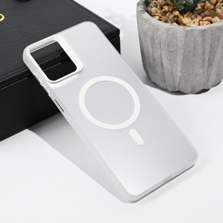 Futrola za Samsung Galaxy A07 leđa MagSafe clear 2 - srebrna