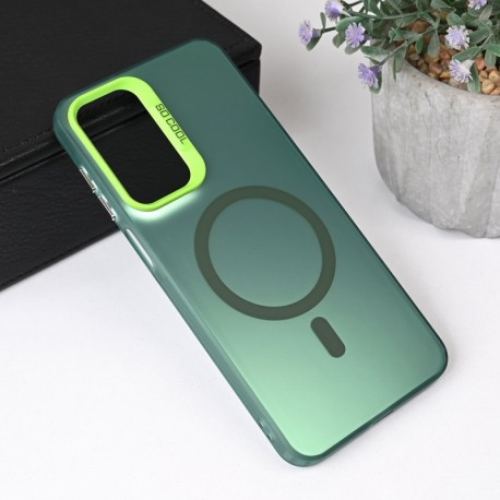 Futrola za Samsung Galaxy A26 leđa MagSafe clear 2 - zelena