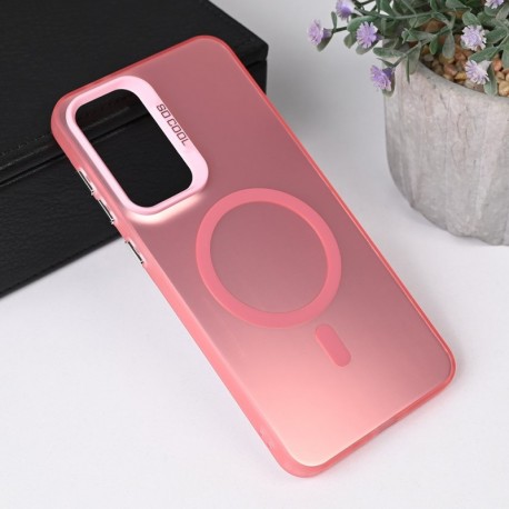 Futrola za Samsung Galaxy A36 leđa MagSafe clear 2 - roza