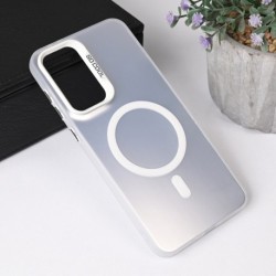 Futrola za Samsung Galaxy A36 leđa MagSafe clear 2 - srebrna