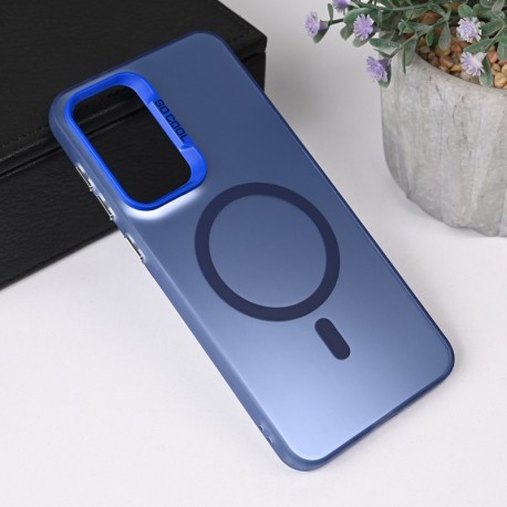 Futrola za Samsung Galaxy A56 leđa MagSafe clear 2 - plava