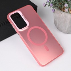 Futrola za Samsung Galaxy A56 leđa MagSafe clear 2 - roza