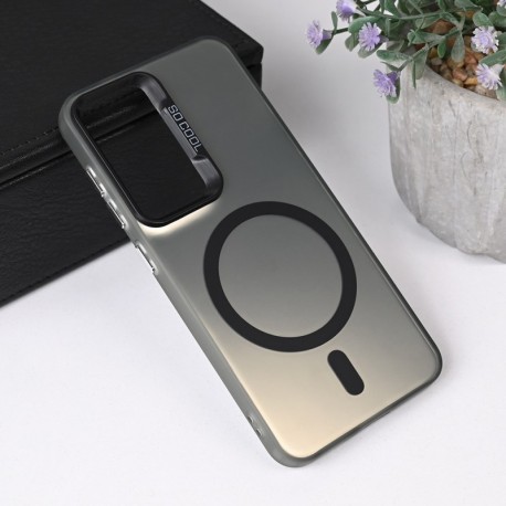 Futrola za Samsung Galaxy S25 leđa MagSafe clear 2 - crna