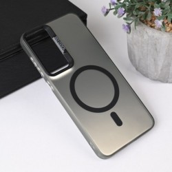 Futrola za Samsung Galaxy S25 Plus leđa MagSafe clear 2 - crna