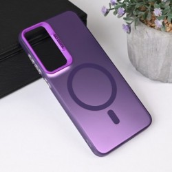 Futrola za Samsung Galaxy S25 Plus leđa MagSafe clear 2 - ljubičasta